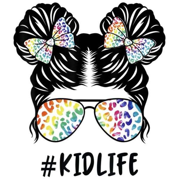 Kid Life Messy Bun Leopard Tie Dyekk Thumbnail