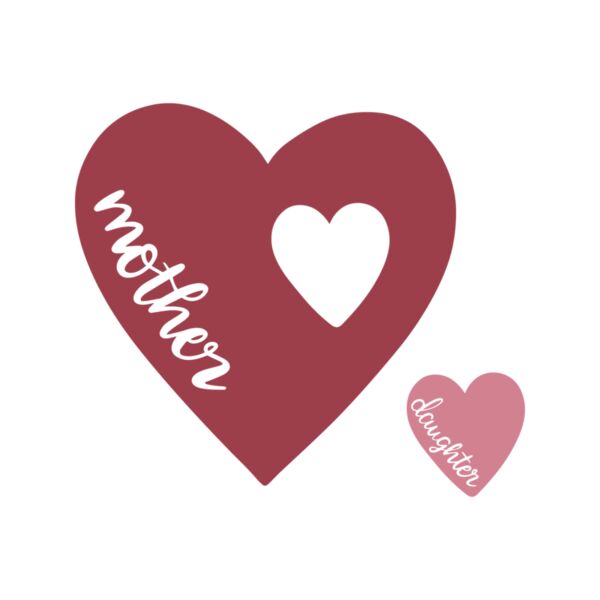 Mother Daughter Heart  Thumbnail