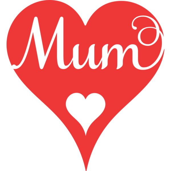 Mum Heart Design Thumbnail