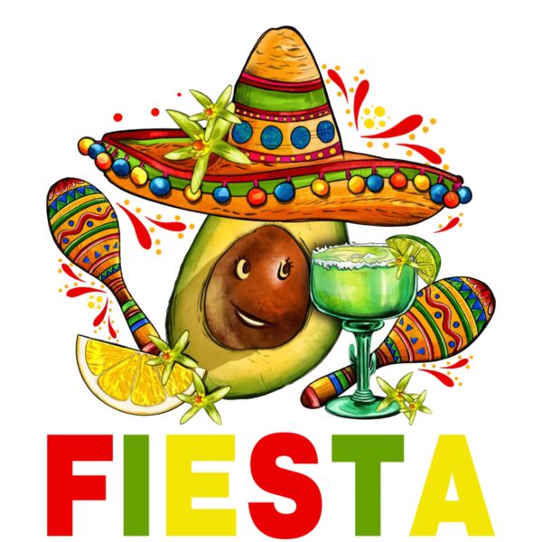 8  Fiesta With Avocado And Sombrero Cinco De Mayo Thumbnail