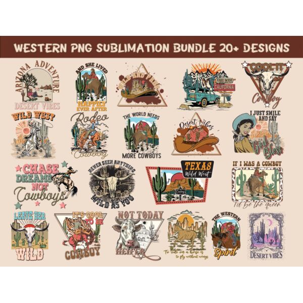 Bundle Western Sublimation phu Thumbnail