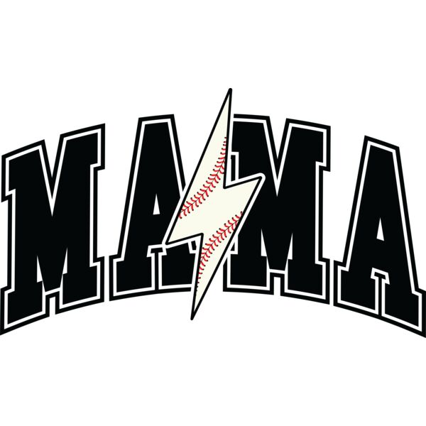 MamaBaseballLightingBolt PNG Thumbnail