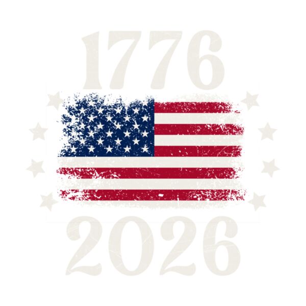 1776 2026 USA Flag 250th Anniversary USA Semiquincentennial Long Sleeve T Shirt Thumbnail