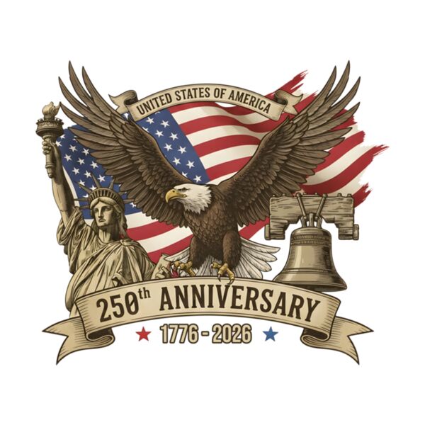17762026 USA Anniversary 250 Years of Independence Heritage Sweatshirt Thumbnail