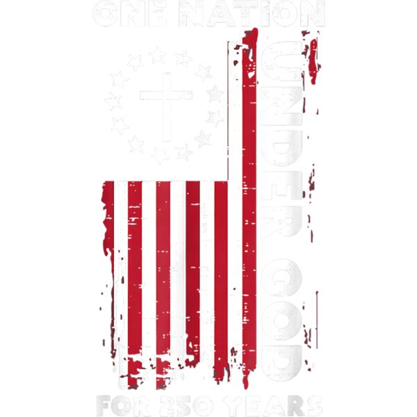 250 Year USA American Flag 250th Anniversary Christian God T Shirt Thumbnail