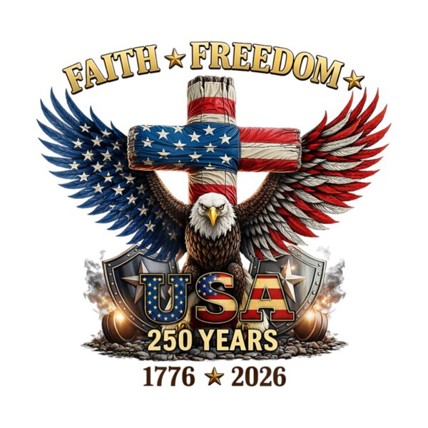 250 Years America July 4th 2026 250th Independence Day Eagle T Shirt Thumbnail