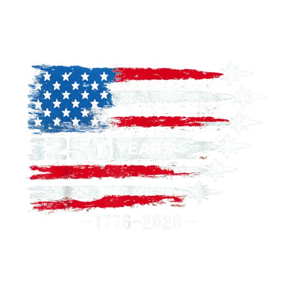 250 Years American 1776 2026 250th USA Birthday 4th of July T Shirt  1  Thumbnail