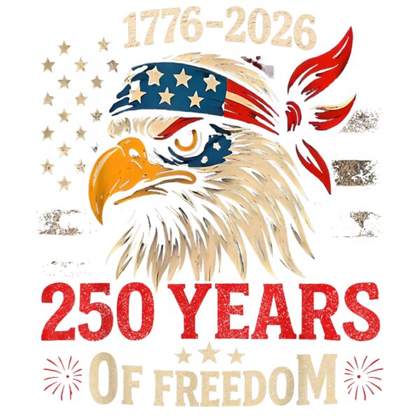 250 Years American Flag Anniversary USA 250th Birthday T Shirt Thumbnail