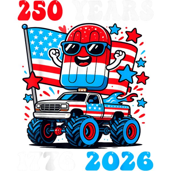 250 Years 250th Anniversary 1776 2026 USA 4th of July Boys T Shirt Thumbnail