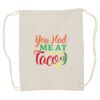 Canvas Drawstring Backpack Thumbnail