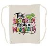 Canvas Drawstring Backpack Thumbnail