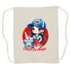 Canvas Drawstring Backpack Thumbnail